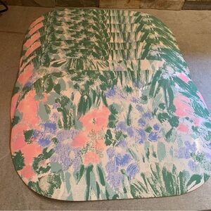Vintage Retro Mod Flower Power Set of 8 Vinyl Placemats Pink Green